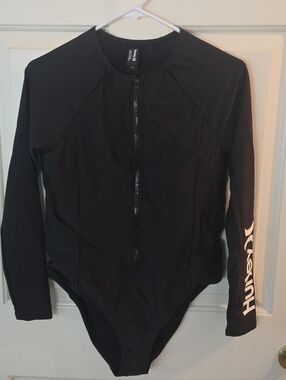 Hurley One Piece Rash Guard Swimsuit